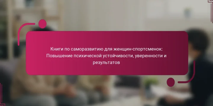 Книги по саморазвитию для женщин-спортсменок: Повышение психической устойчивости, уверенности и результатов